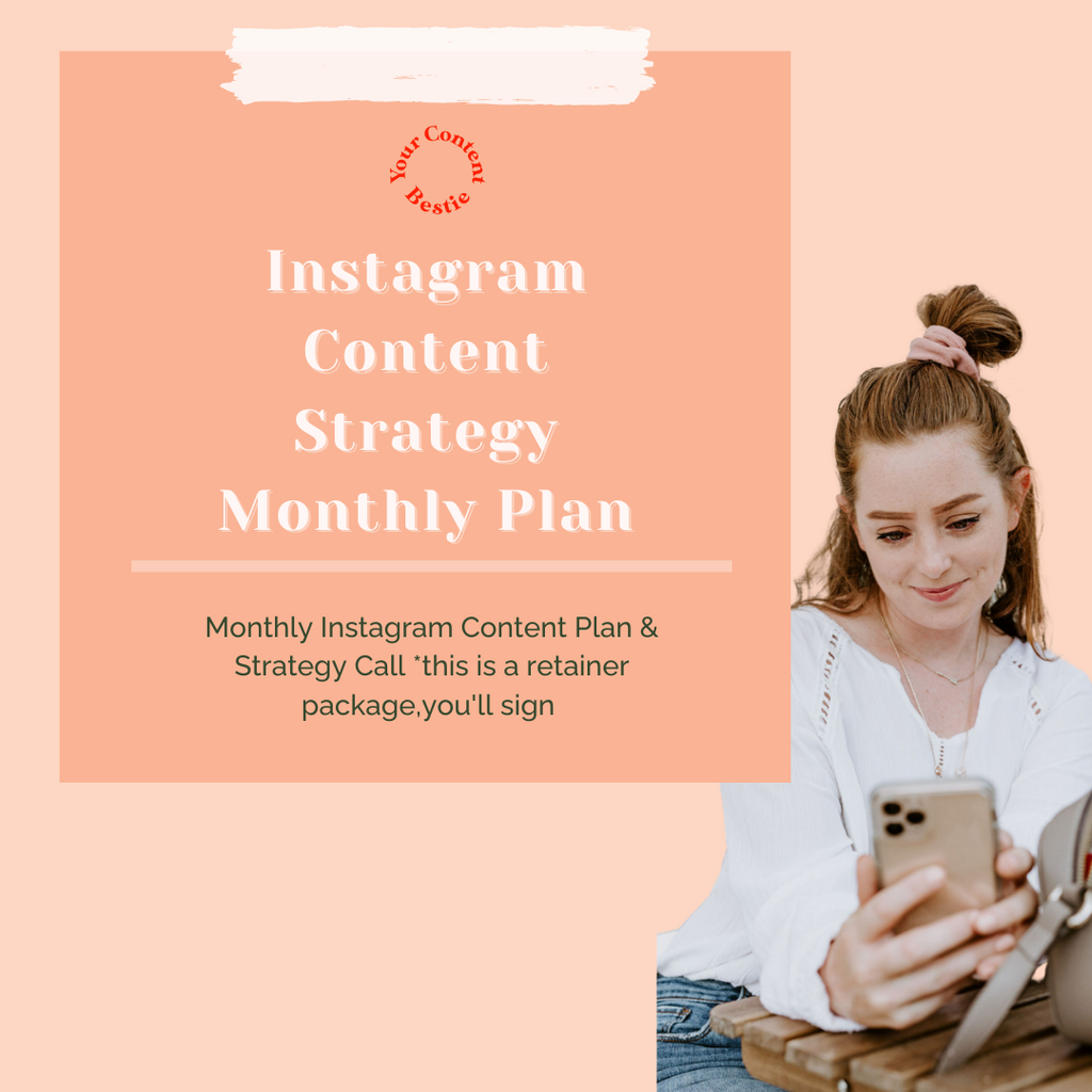 Instagram Content Strategy Monthly Plan